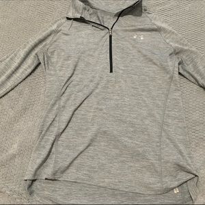 Under Armour Grey Half Zip-Up Hoodie